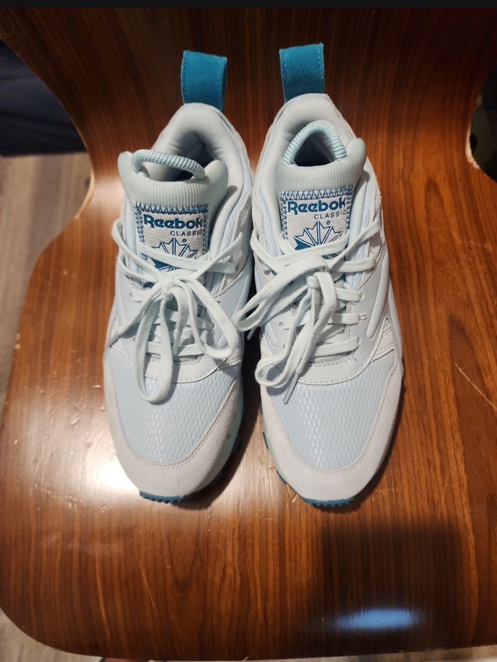 Reebok Kids Light Blue & Teal Accent Sneakers